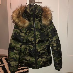 S13 camo hooded jacket